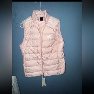 NEW Adidas Pink Puffer Vest